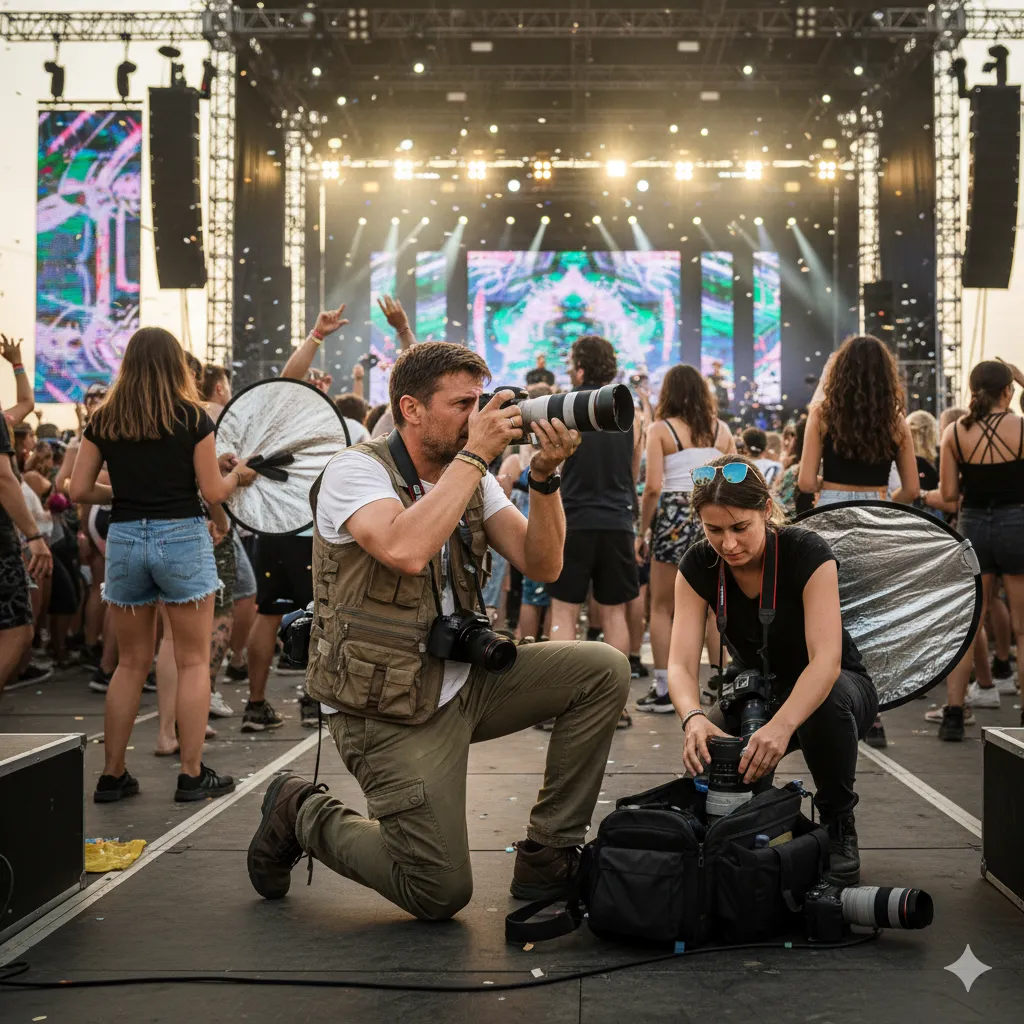 Event photography in action