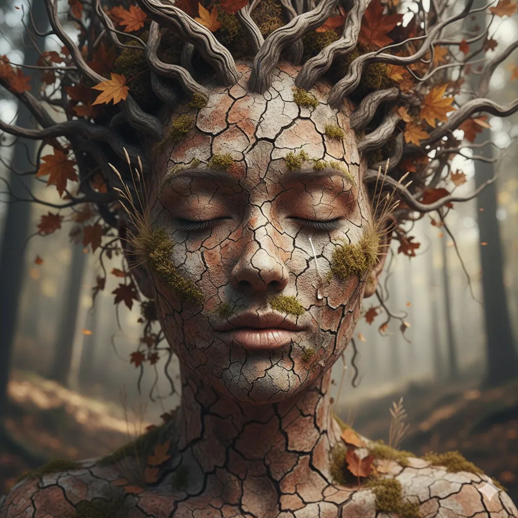 Textured portrait photography